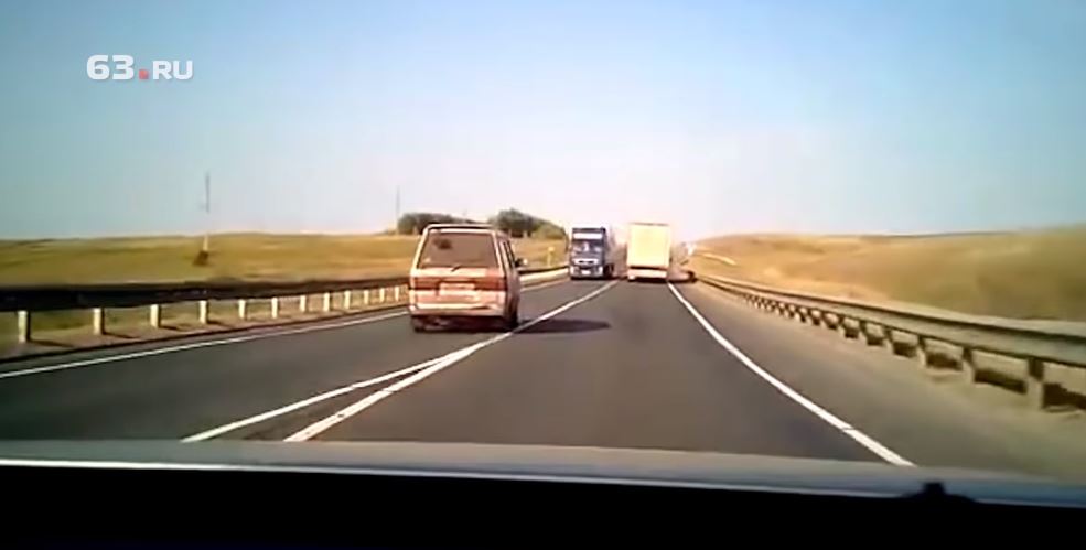 Watch: An Accident Turns a Car into Crumbs